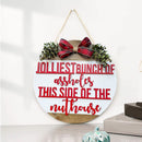 Home Decoration National Lampoon Christmas Door Hanger Door Decor Hanging Sign