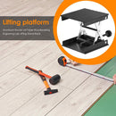 Aluminum Router Lift Table Woodworking Engraving Lab Lifting Stand (Black) Newly