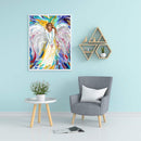 Full Round Drill Diamond Painting Abstract Girl Picture Handiwork Art Mosaic Kit