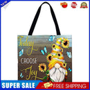 Cartoon Gnome Goblin Printed Shoulder Shopping Casual Large Tote Handbag