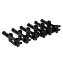 6pcs Roller Bridge Tremolo Saddles for Strat Tele Electric Guitar (Black) Newly