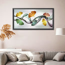 5D DIY Full Round Drill Diamond Painting Ginkgo Biloba Handmade Home Art Deco