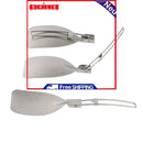 Outdoor Folding Spatula - Heavy Duty 304 Stainless Steel Portable for Camping