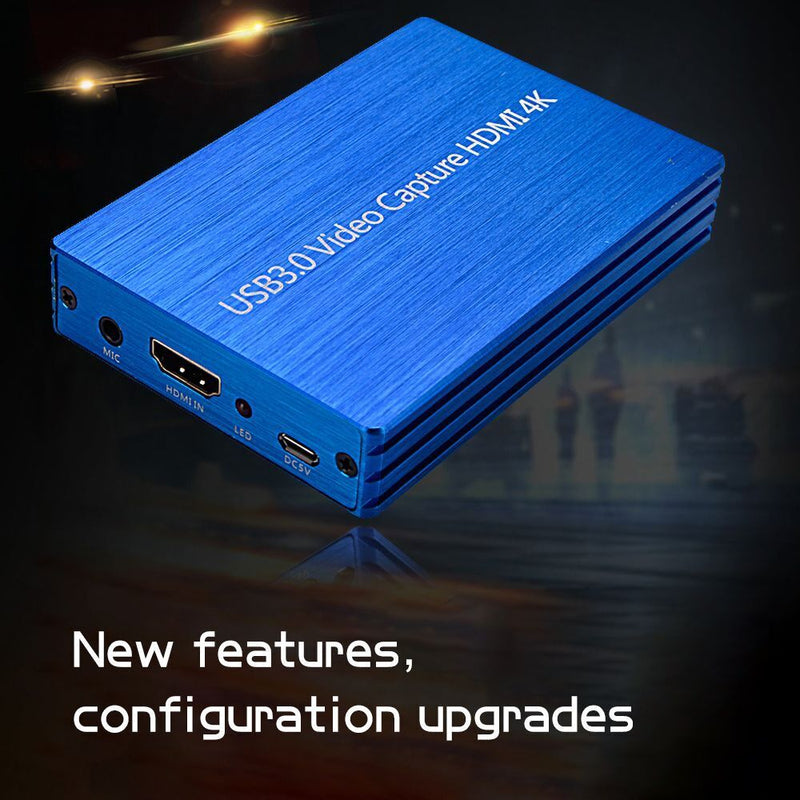 DSLR Camcorder 4K HD HDMI-compatible USB 3.0 Loop-out Video Capture Card