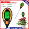 Professional 4 in 1 LCD PH Meter Garden Floor Tester Digital Temperature Display