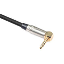 Asiprop 0.3mt 90 Degree 3.5mm Stereo TRS Male to XLR 3pin Male Audio Cable