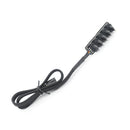 1 to 5 4-Pin PWM Fan Hub CPU Cooler Fan PC Case Cooling Fan Sleeved Power Cable