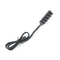 1 to 5 4-Pin PWM Fan Hub CPU Cooler Fan PC Case Cooling Fan Sleeved Power Cable