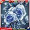 Rose 5D Diamond Painting Embroidery DIY Craft Cross Stitch Home Decor(Blue Newly