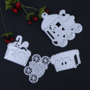 Christmas Train Group DIY Metal Stencil Scrapbook Embroidery Cutting  Die-1