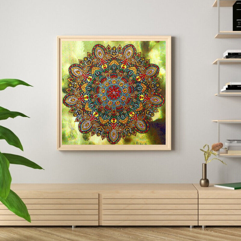 5D DIY Partial Special Shaped Drill Diamond Painting Mandala Decor (YK182) Newly