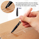 Twiggy Plastic Stationery Multifunction Pen Style Deformation Scissors Folding