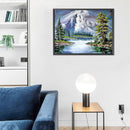 5D DIY Diamond Painting Full Round Drill Snow Mountain Wall Decor Rhineston