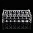 For Testing Tubes 24 Holes Test Tube Rack Holder Storage Plastic Lab. hot.