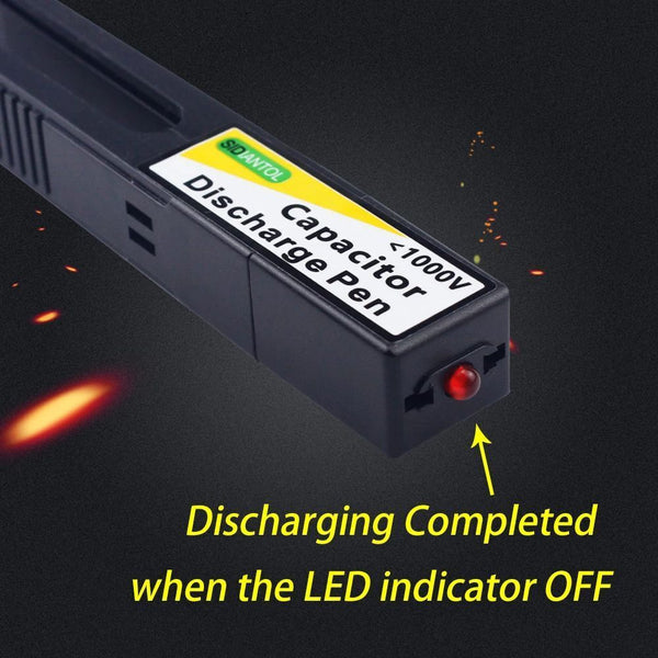 Discharge tool Capacitor Discharge Pen Digital Sparkpen Discharger High Voltage