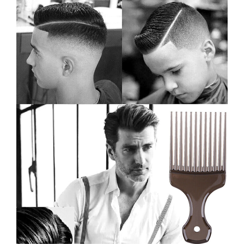 Hair Fork Comb Hairdressing Curly Massage Insert Brush Hairbrush Styling Tool