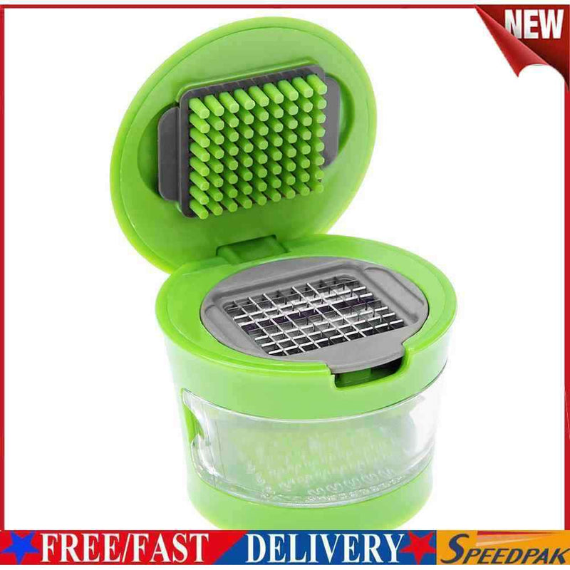 Portable Mini Garlic Grater Chopper Slicer Onion Hand Press Grinder Crusher
