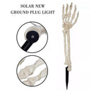 Halloween Skeleton Hands Decoration Glowing Light Hand Arms Garden Light~