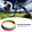 5pcs 30cm 40cm Dia Soccer Speed Agility Rings Football Training Equipment G