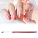 Red Wood Nail Brush Nail Art UV Gel Polish Gradient Blooming Painting Pen