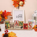 Decor Thanksgiving Decoration Christmas Theme Double-sided Festive Wooden Sign