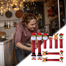 Kitchen Christmas Microwave Oven Gloves with Coasters Heat Resistant Gloves