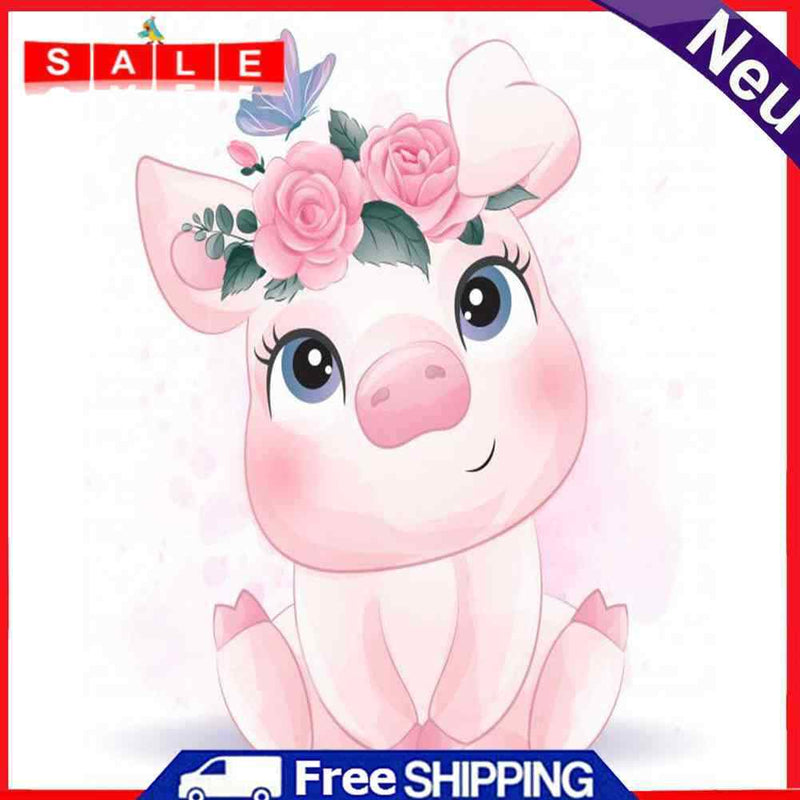? LGem? LDE by numbers, Motif: pig, 40 x 50 cm, M515
