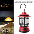 Outdoor Camping Light Retro USB Hanging Atmosphere Home Table Lamp (Red) Newly