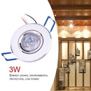 3W RGB Downlight AC85-265V Ceiling Light Lamp Spot Light w/ Remote Control Newly