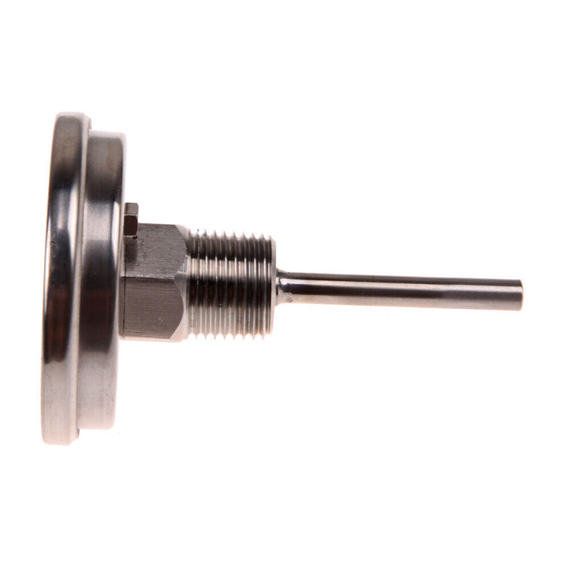 Stainless Steel 1/2 NPT Dial Thermometer Pyrometer for Oven Kitchen Tools