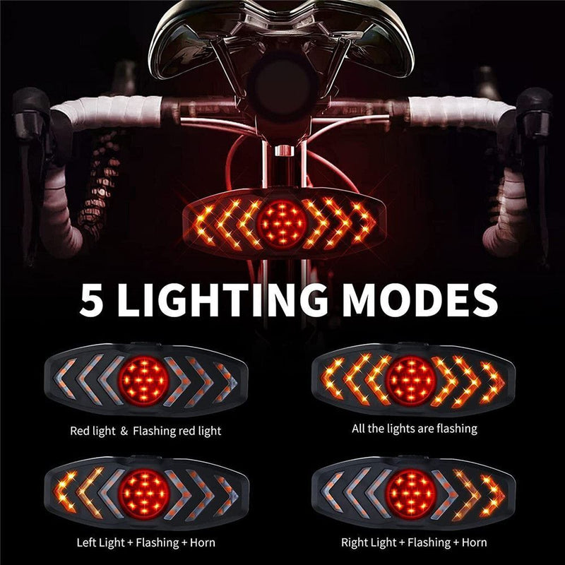 Waterproof Turn Signal Light Bicycle Taillight Bike Rear Lights LED Indicator