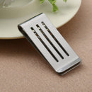 Stainless Steel Craft Money Clips Hollow Out Portable Cash Clamp Holder