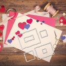 Square Frame Cutting The Embossing Stencil Paper Card for Photo Album Decoration