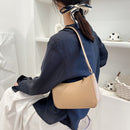 Fashion Women Lizard Pattern PU Shoulder Underarm Bag Casual Solid Color Handbag