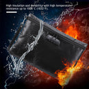 Document Bag - Fire & Water Resistant Storage Organizer Pouch for A4 Letter Size