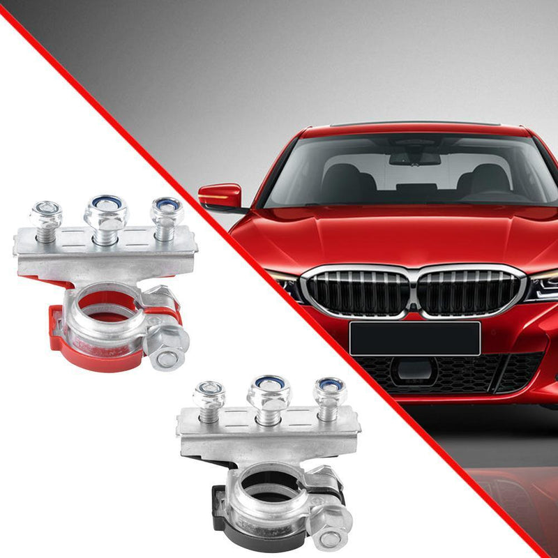 2pcs Car Battery Wire Cable Terminals Clamps Clips Connectors Universal Newly