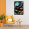 Planets in Sky Oil Paint By Numbers Kit DIY Drawing for Adults Home Decoration