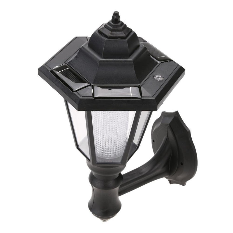 Solar Power LED Light Path Way Wall Landscape Garden Lamp (Warm White) Newly