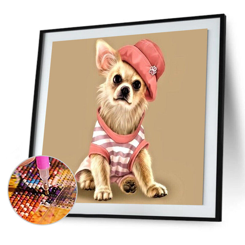 Diamond Painting 5D Dog DIY Full Round Drill Mosaic Picture Crafts Art Kits