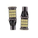 T15 W16W LED Car Reverse Turn Signal Light Bulb 4014 45SMD Bulb (White)