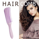 Detangling Hair Scalp Massage Comb Wet Curly Styling Hairbrush(Purple)