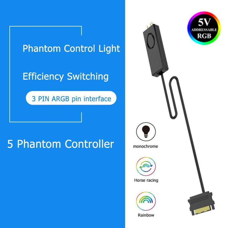 Jonsbo SATA Pin Power Supply ARGB Controller for 3Pin 5V Case LED Lighting