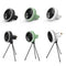 Multifunctional Mini Fan with LED Light Desktop Ceiling Fan (Green Tripod)