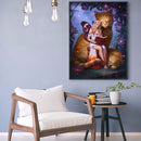 Cat Elf Full Diamond Painting DIY 5D Round Drill Rhinestones Wall Picture