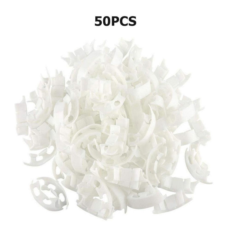 200pcs Tomato Grafting Fixing Clip Garden Fruit Seedling Reinforcement Clip