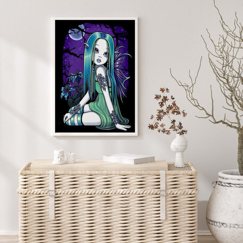 5D DIY Full Round Drill Diamond Painting Kit Grils Home Wall Art Craft Gift