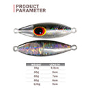 6cm 40g Spoon Jigbait Sinking Fishing Lure Artificial Tackle for River (Sil