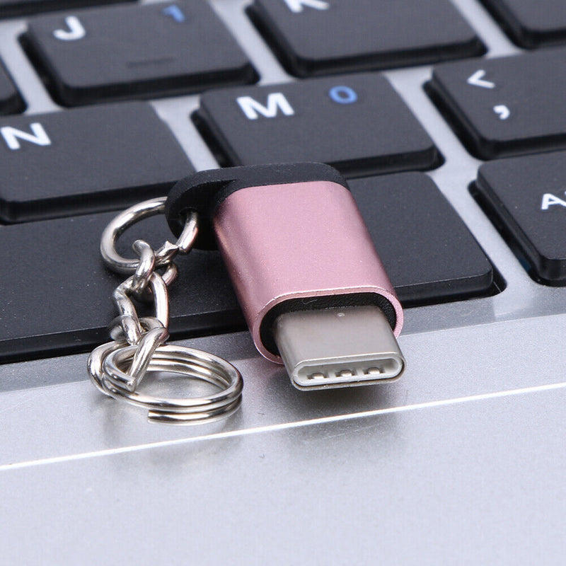 Metal-USB-3.1 Type-C Male to Micro-USB 2.0 5Pin Female Data Customize