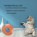 Funny Intellectual Interactive Plastic Pet Cat Amusement Plate Toys Turntable