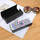 DIY Diamond Painting Leather Eyeglasses Storage Box Case Sunglasses Holder Newly